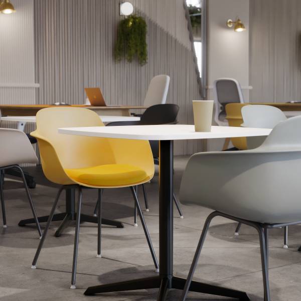 Connection Work Café furniture Luna chair Match table