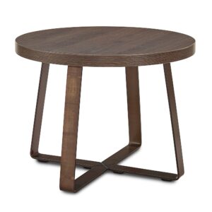 Aviary side table copper base