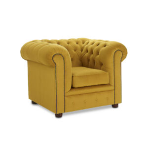 Mustard Bloomsbury armchair