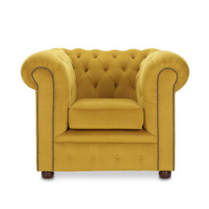 Mustard Bloomsbury armchair